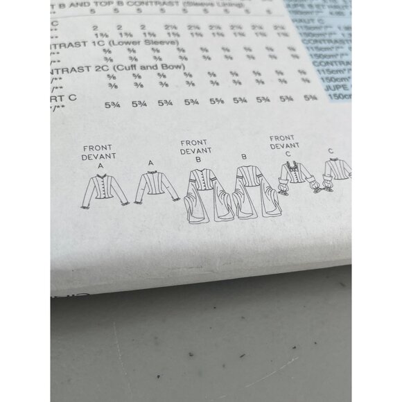 Butterick B4154 Historical Costume Sewing Pattern Sizes 18 20 22 Vintage UNCUT - Picture 5 of 7